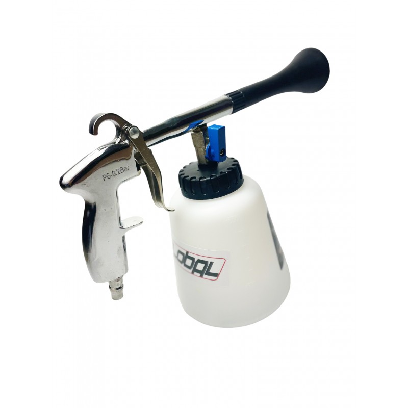 Pneumatyczny pistolet piorący do prania tapicerki "tornado", dwie dysze - T06601