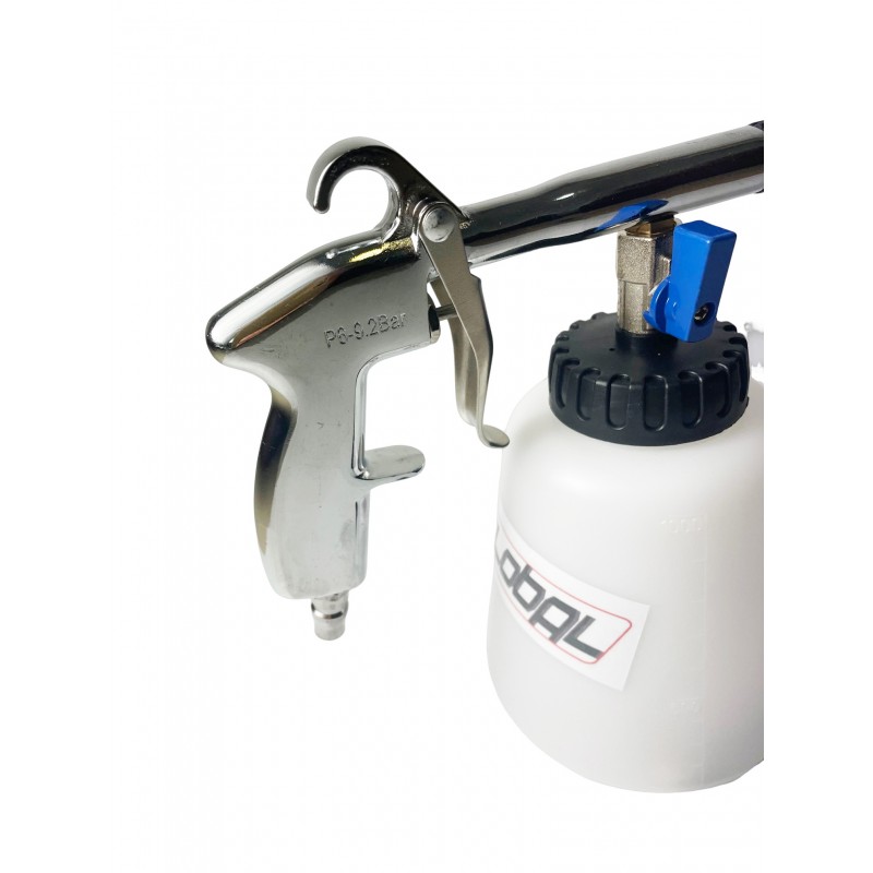 Pneumatyczny pistolet piorący do prania tapicerki "tornado", dwie dysze - T06601 - obrazek 3