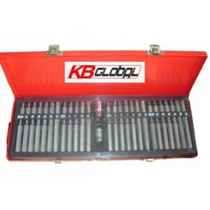 Zestaw bitów torx, hex, spline - 54el KB04760